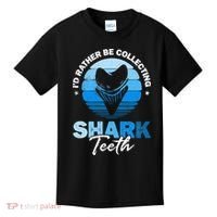 Id Rather Be Collecting Shark Teeth Fossil Tooth Hunter Kids T-Shirt thumb 0