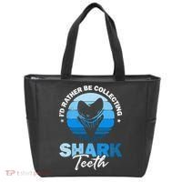 Id Rather Be Collecting Shark Teeth Fossil Tooth Hunter Tote Bag thumb 0