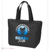 Id Rather Be Collecting Shark Teeth Fossil Tooth Hunter Tote Bag thumb 3