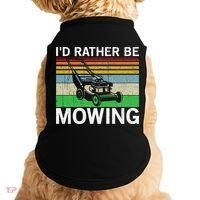 Id Rather Be Mowing Lawn Mowing Doggie Tank thumb 0
