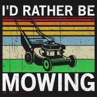 Id Rather Be Mowing Lawn Mowing Sweatshirt thumb 3