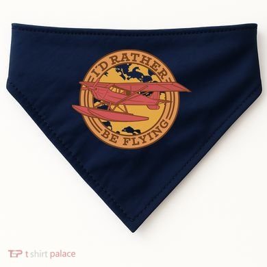 I'd Rather Be Flying USA-Made Doggie Bandana