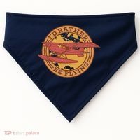 I'd Rather Be Flying USA-Made Doggie Bandana thumb 0
