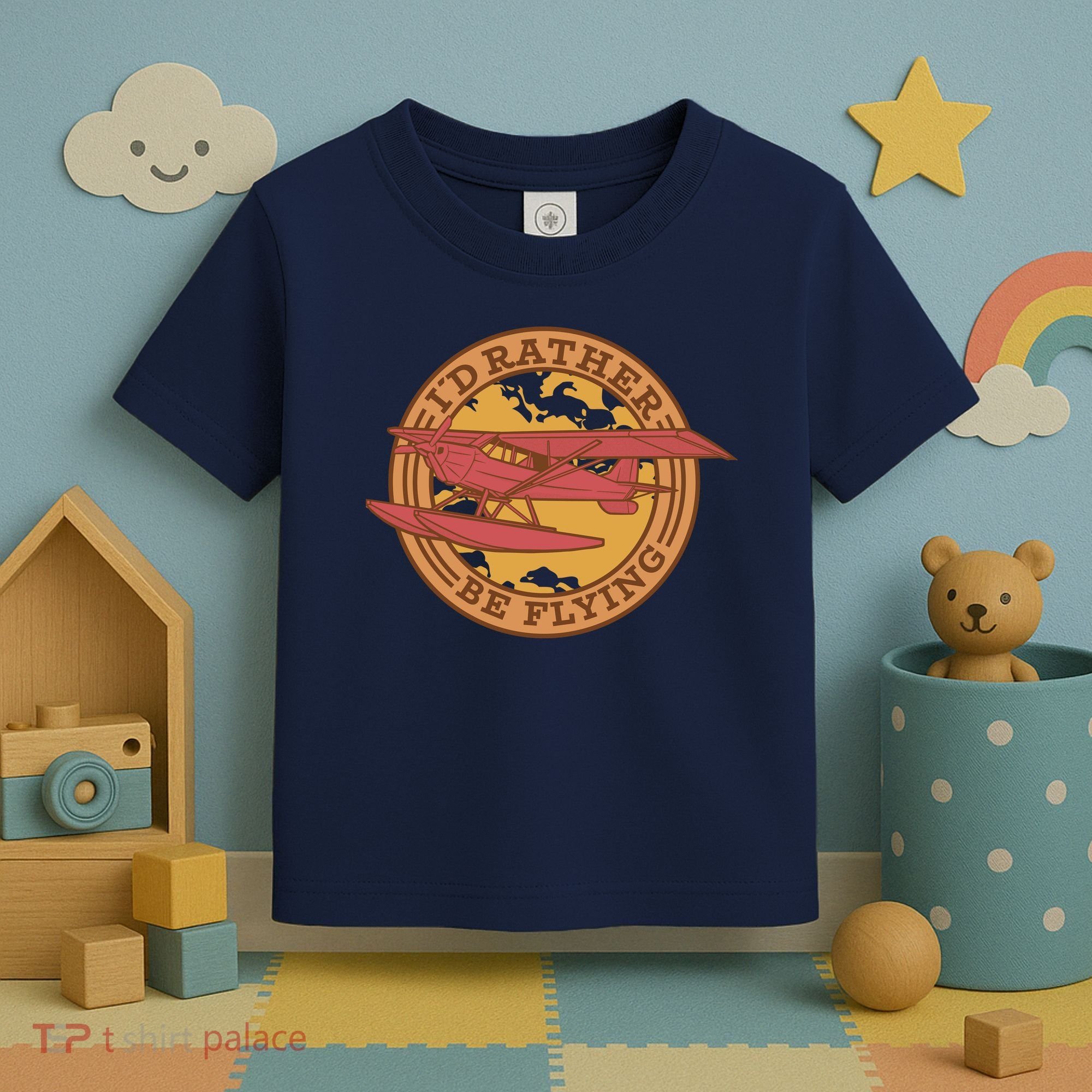 I'd Rather Be Flying Toddler T-Shirt