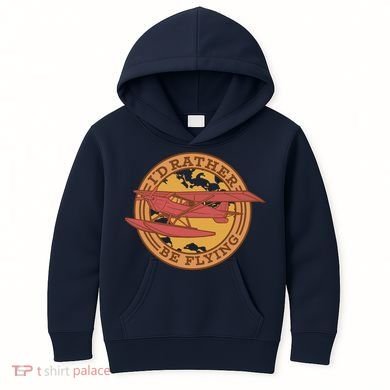 I'd Rather Be Flying Kids Hoodie