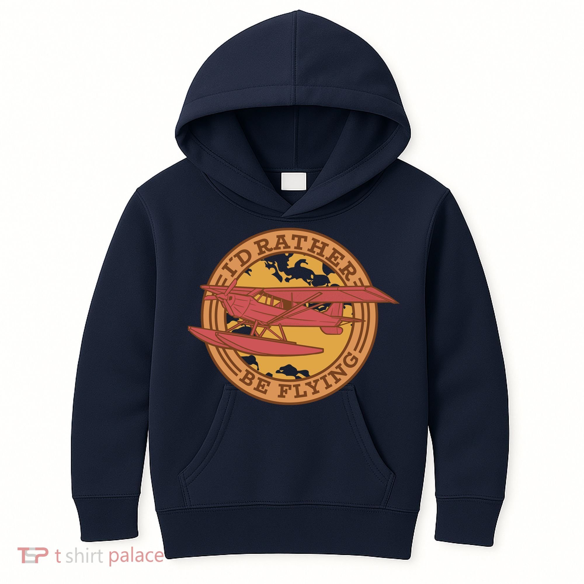 I'd Rather Be Flying Kids Hoodie