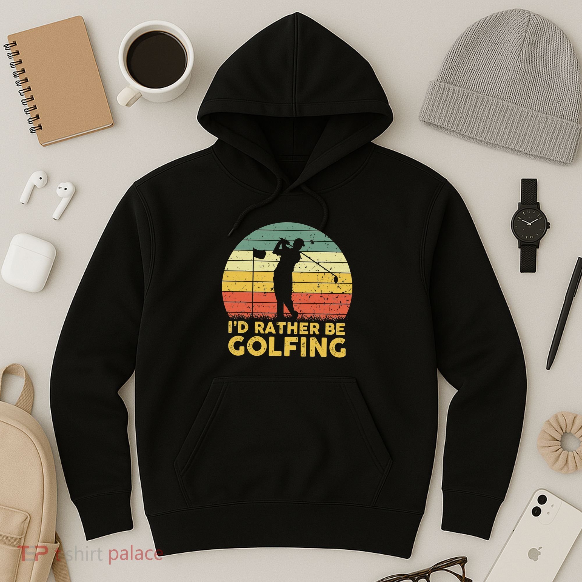 I’d Rather Be Golfing Golf Quotes Sayings Hoodie