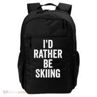 I’d Rather Be Skiing Ski Bum Gift Backpack thumb 0