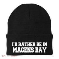 Id Rather Be In Magens Bay Saint Thomas Usvi Vacation Travel Gift Beanie thumb 0