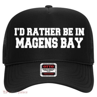 Id Rather Be In Magens Bay Saint Thomas Usvi Vacation Travel Gift Hat