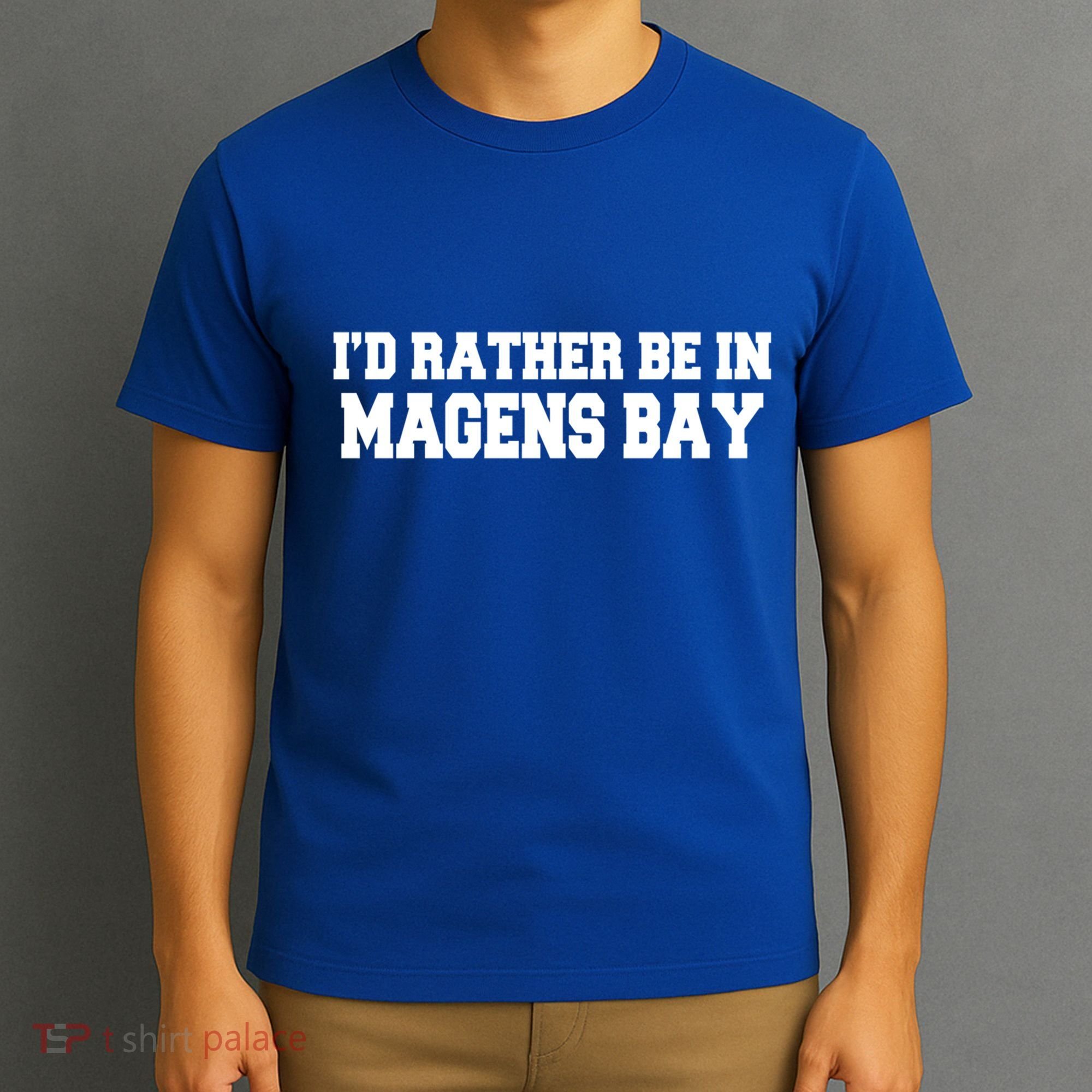 Id Rather Be In Magens Bay Saint Thomas Usvi Vacation Travel Gift T-Shirt