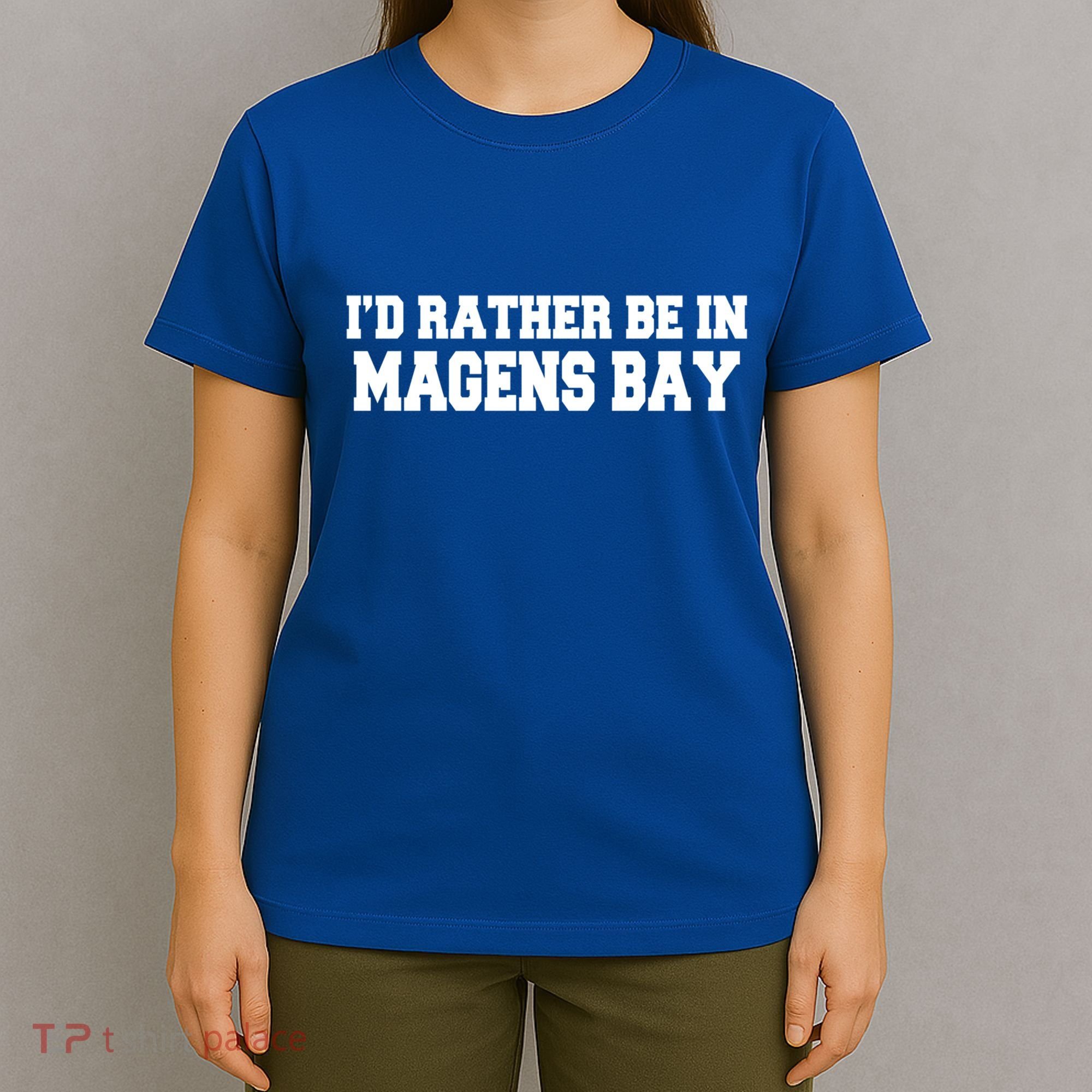 Id Rather Be In Magens Bay Saint Thomas Usvi Vacation Travel Gift T-Shirt