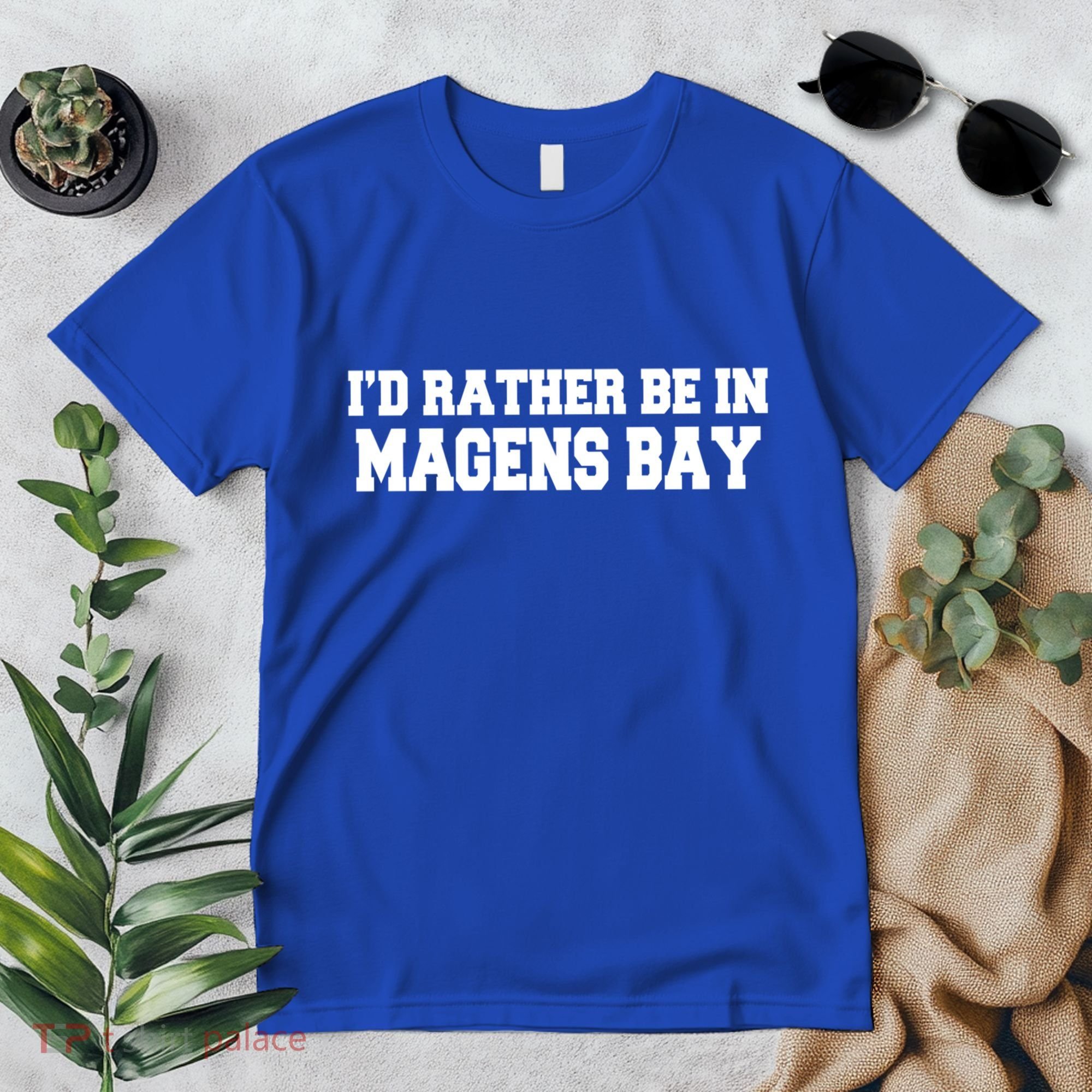 Id Rather Be In Magens Bay Saint Thomas Usvi Vacation Travel Gift Premium T-Shirt