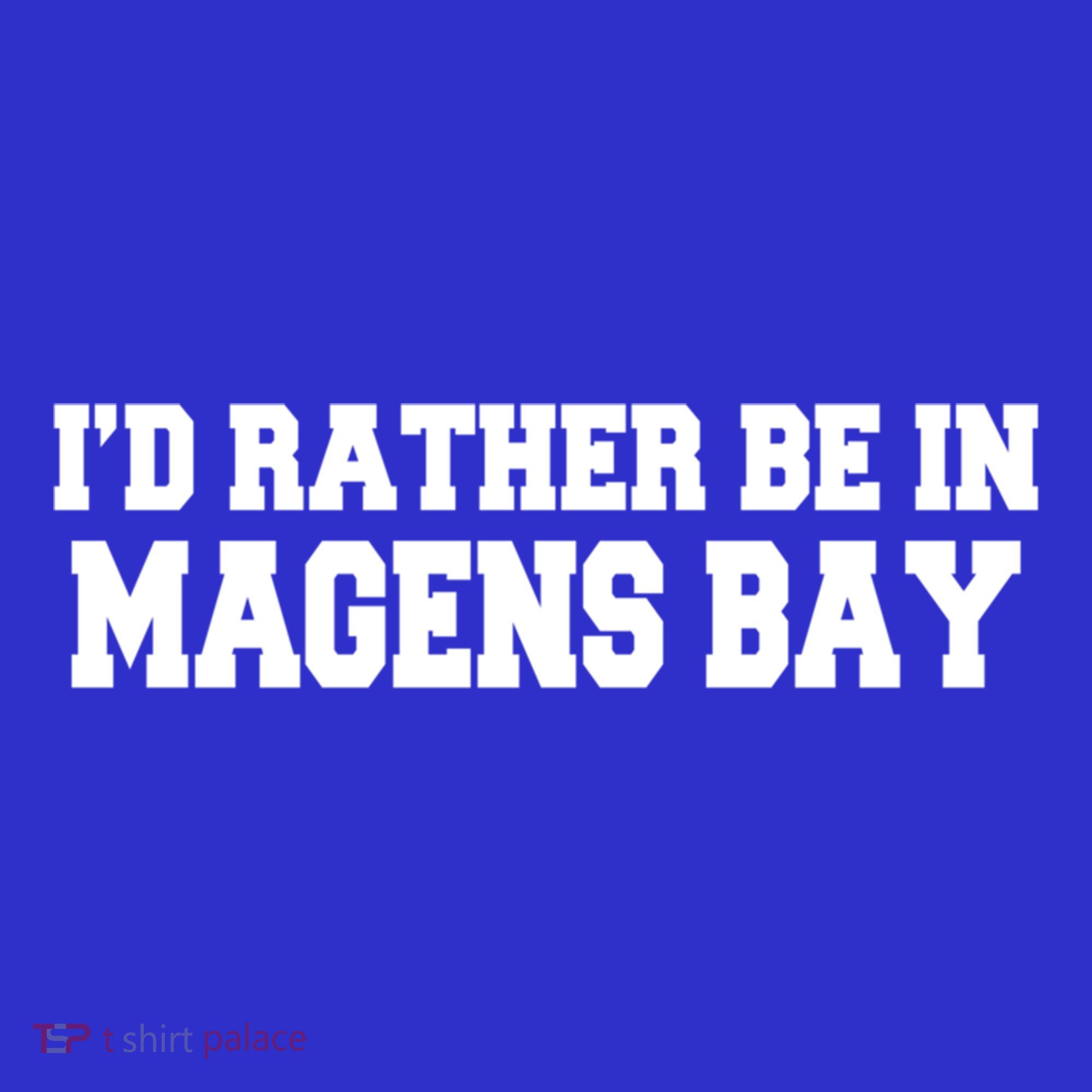 Id Rather Be In Magens Bay Saint Thomas Usvi Vacation Travel Gift Women's Tank Top