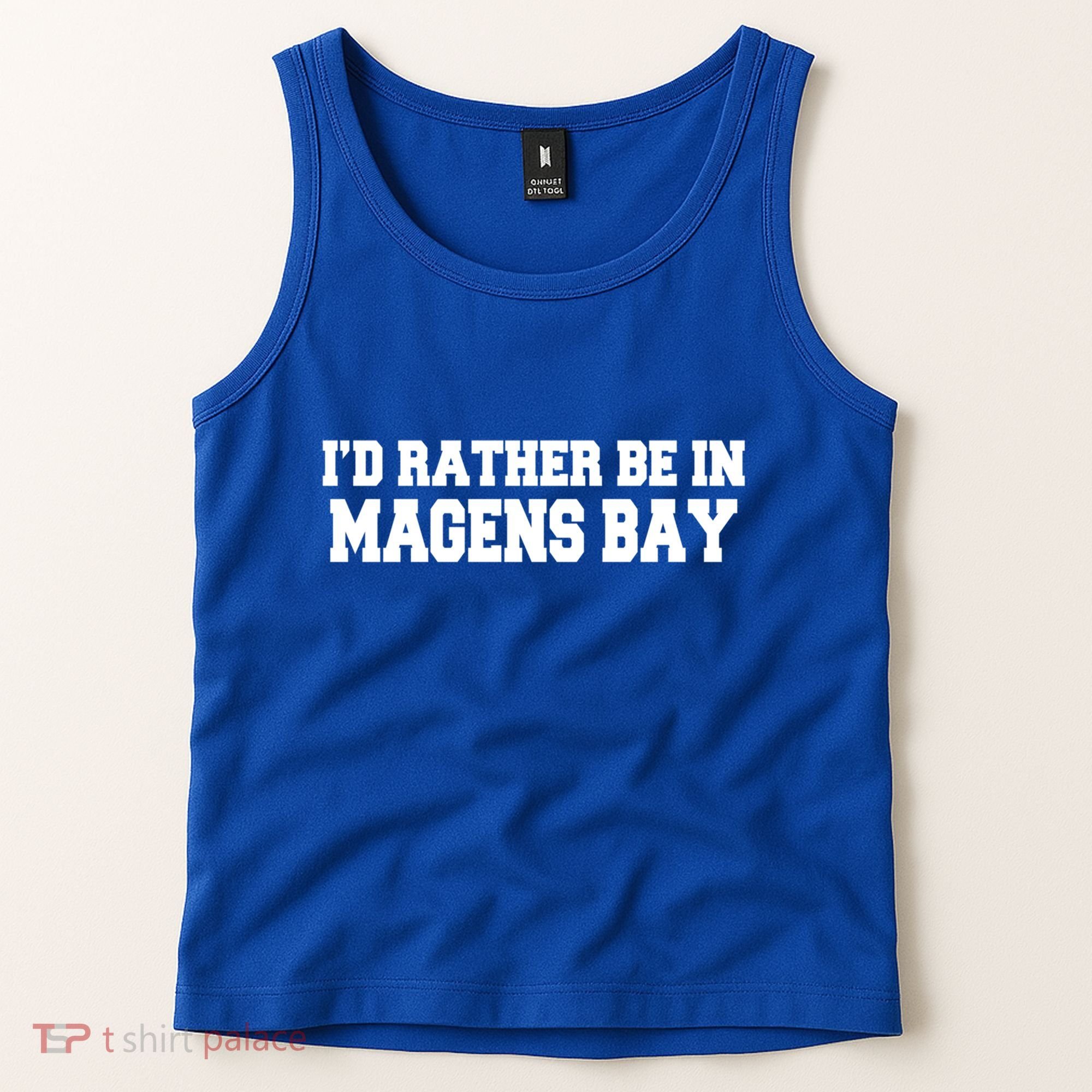Id Rather Be In Magens Bay Saint Thomas Usvi Vacation Travel Gift Tank Top