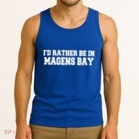 Id Rather Be In Magens Bay Saint Thomas Usvi Vacation Travel Gift Tank Top thumb 3