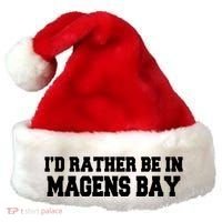 Id Rather Be In Magens Bay Saint Thomas Usvi Vacation Travel Gift Santa Hat thumb 0