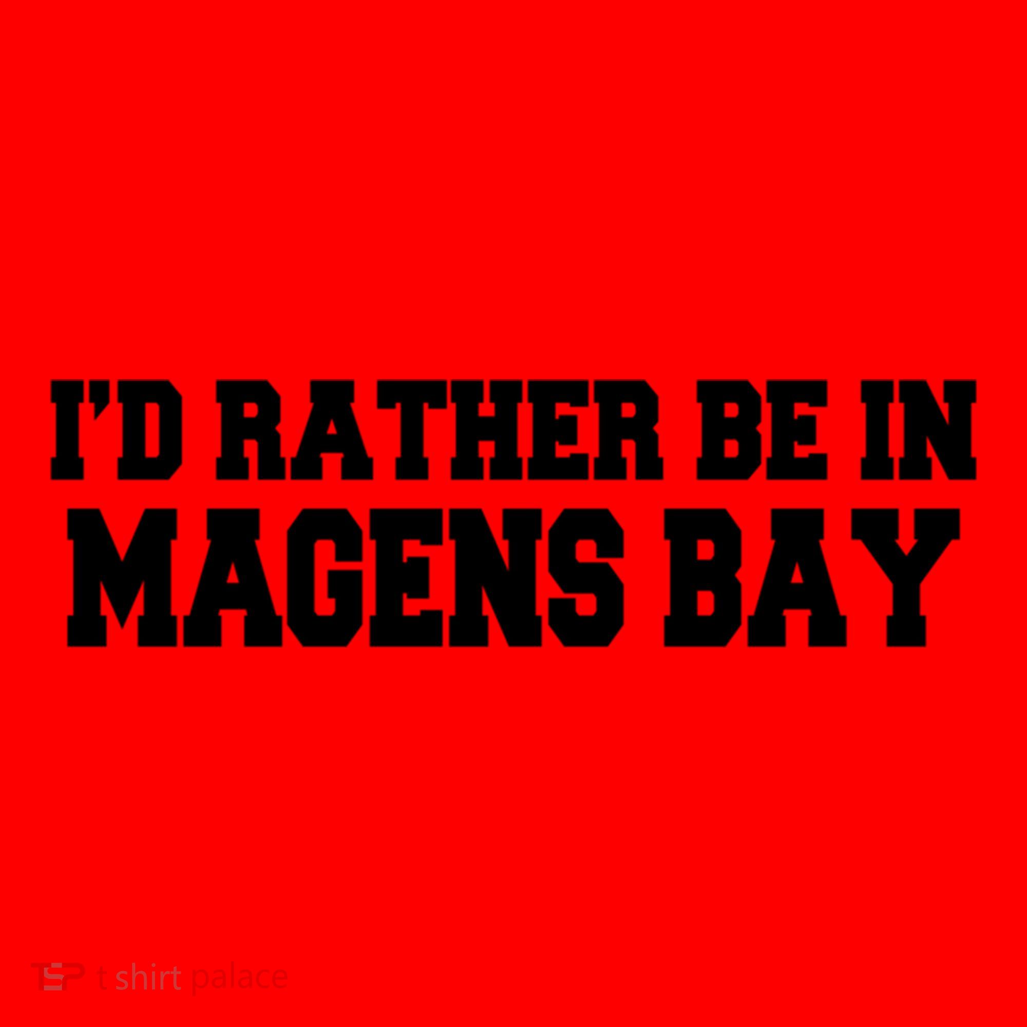 Id Rather Be In Magens Bay Saint Thomas Usvi Vacation Travel Gift Santa Hat