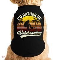 I’d Rather Be Wakeboarding Doggie Tank thumb 0