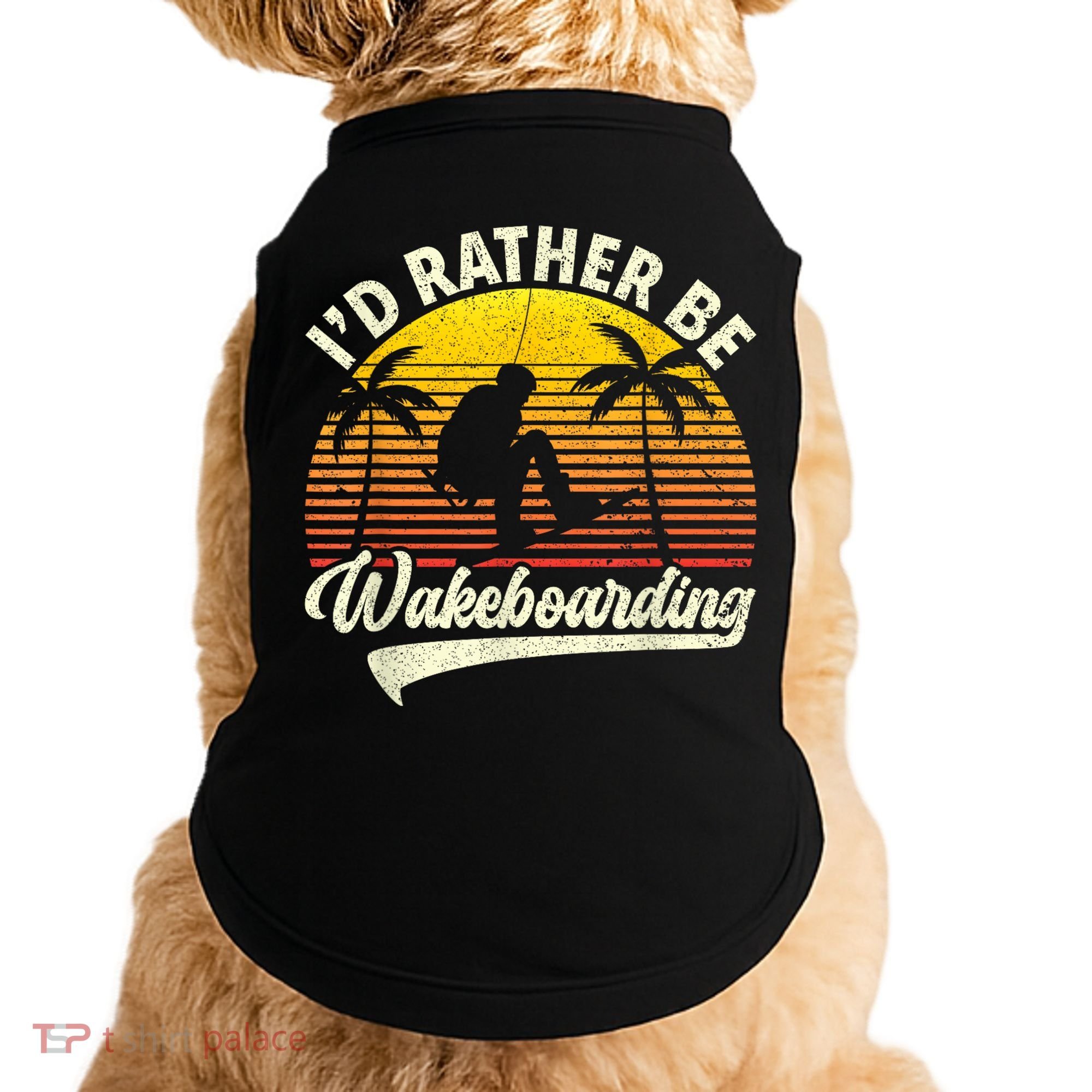 I’d Rather Be Wakeboarding Doggie Tank
