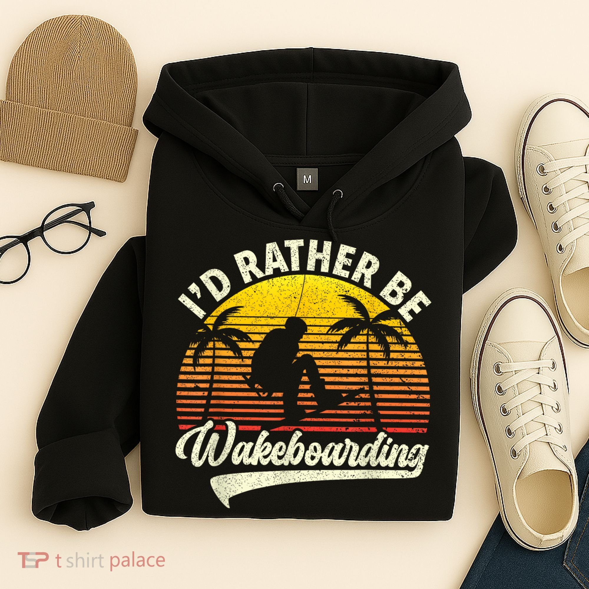 I’d Rather Be Wakeboarding Hoodie