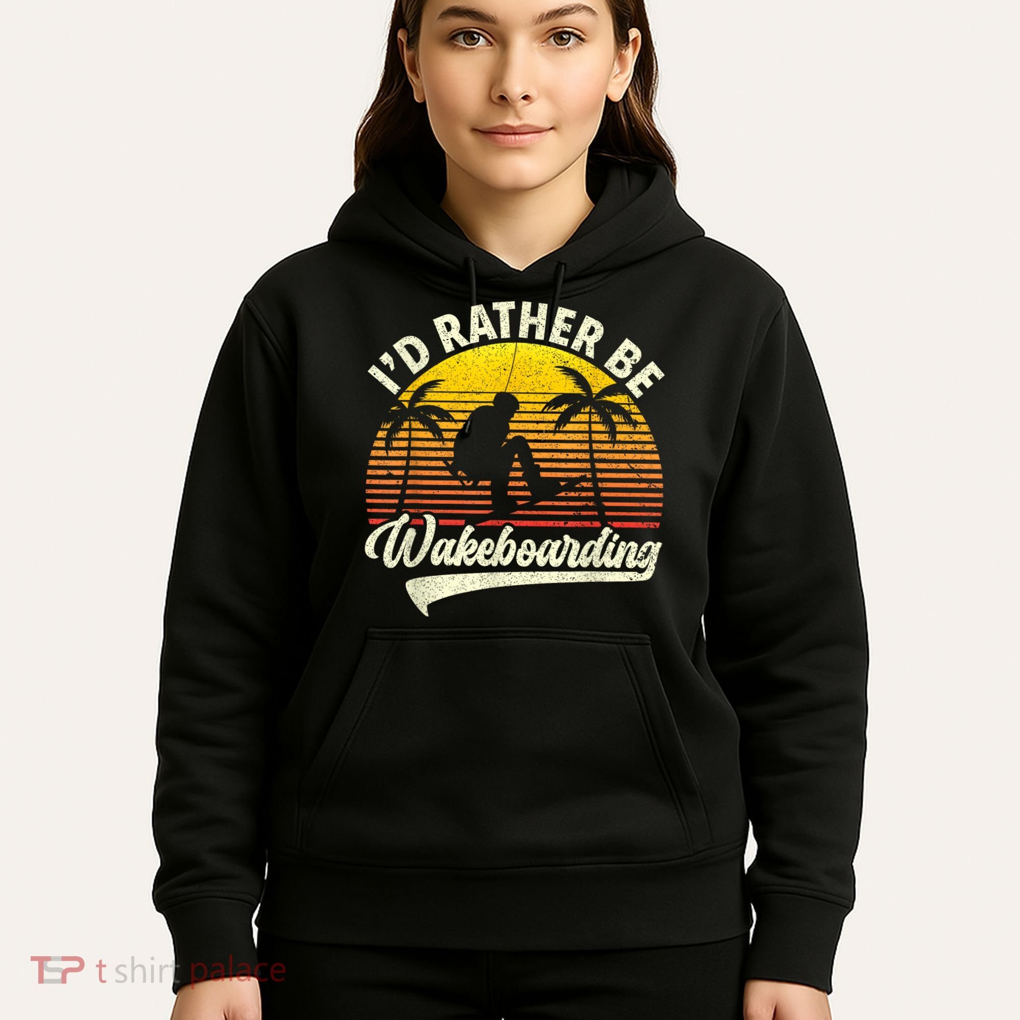 I’d Rather Be Wakeboarding Hoodie