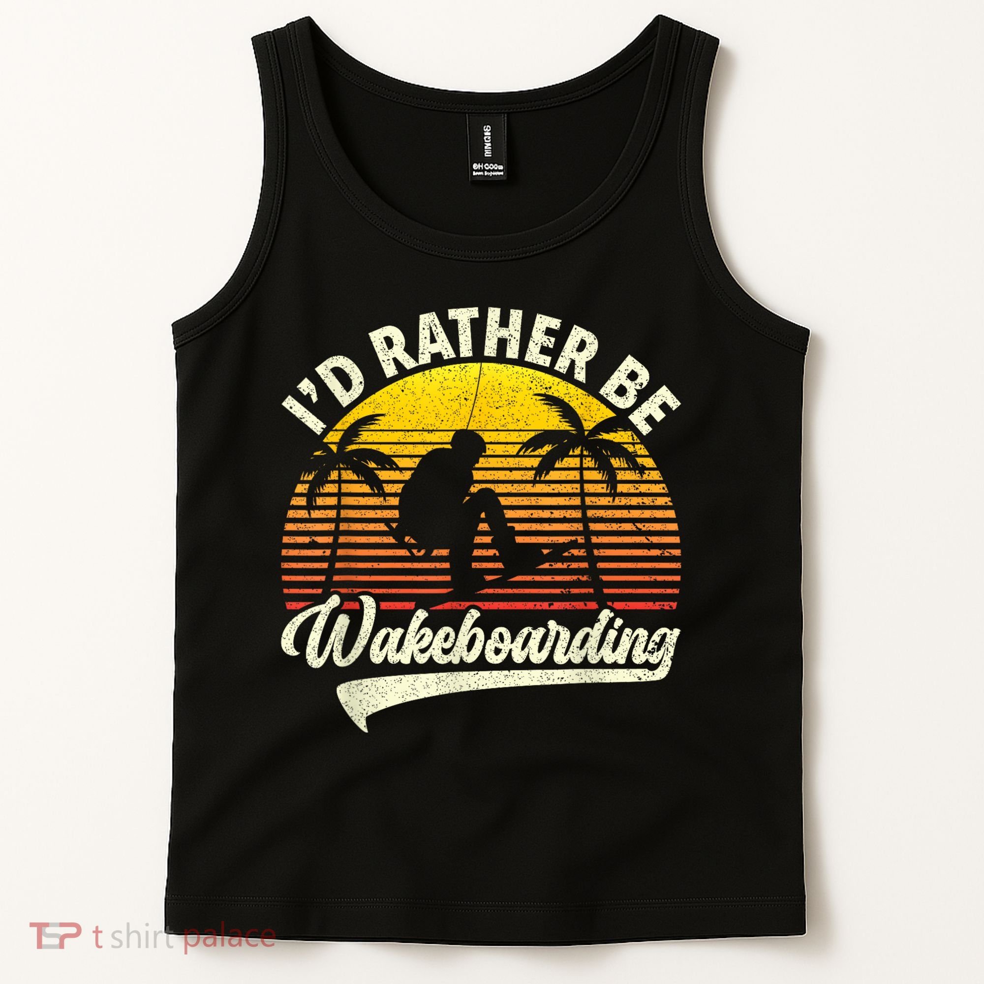 I’d Rather Be Wakeboarding Tank Top