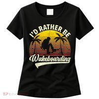 I’d Rather Be Wakeboarding Women's T-Shirt thumb 0