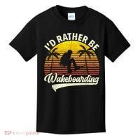 I’d Rather Be Wakeboarding Kids T-Shirt thumb 0