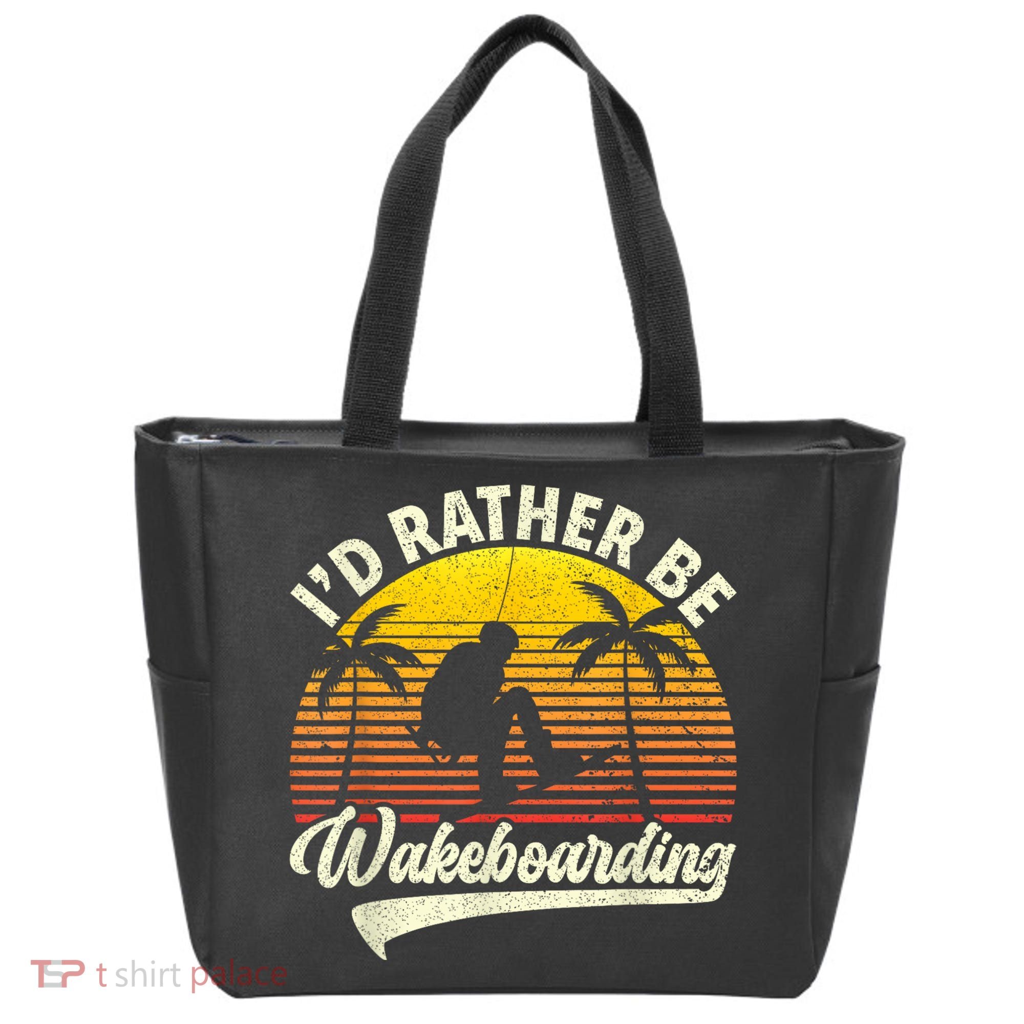 I’d Rather Be Wakeboarding Tote Bag