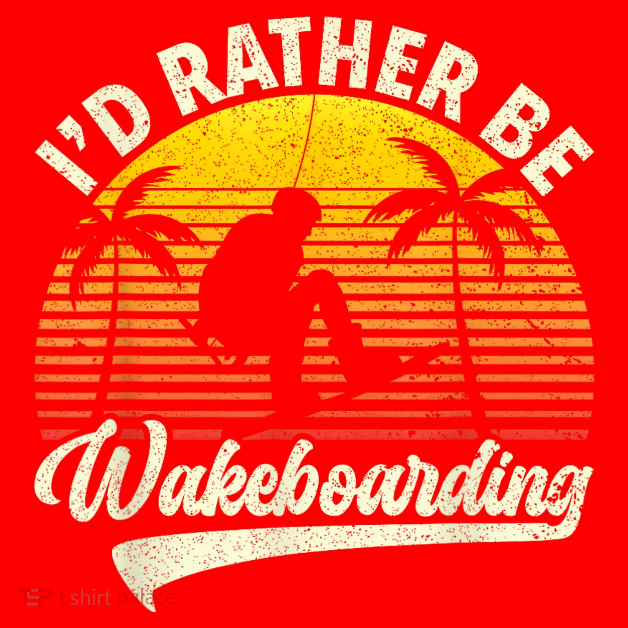 I’d Rather Be Wakeboarding Santa Hat