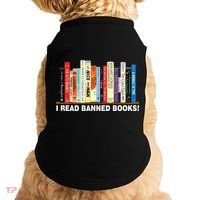 I Read Banned Books Doggie Tank thumb 0