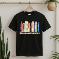 I Read Banned Books T-Shirt thumb 2