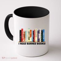 I Read Banned Books Coffee Mug thumb 0