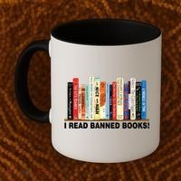 I Read Banned Books Coffee Mug thumb 2