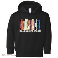 I Read Banned Books Toddler Hoodie thumb 0