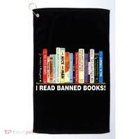I Read Banned Books Golf Towel thumb 0