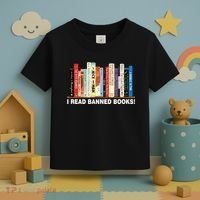 I Read Banned Books Toddler T-Shirt thumb 3