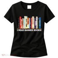 I Read Banned Books Women's T-Shirt thumb 0