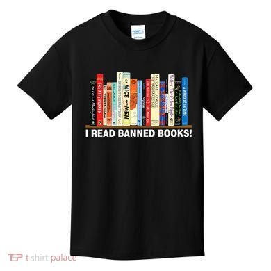 I Read Banned Books Kids T-Shirt
