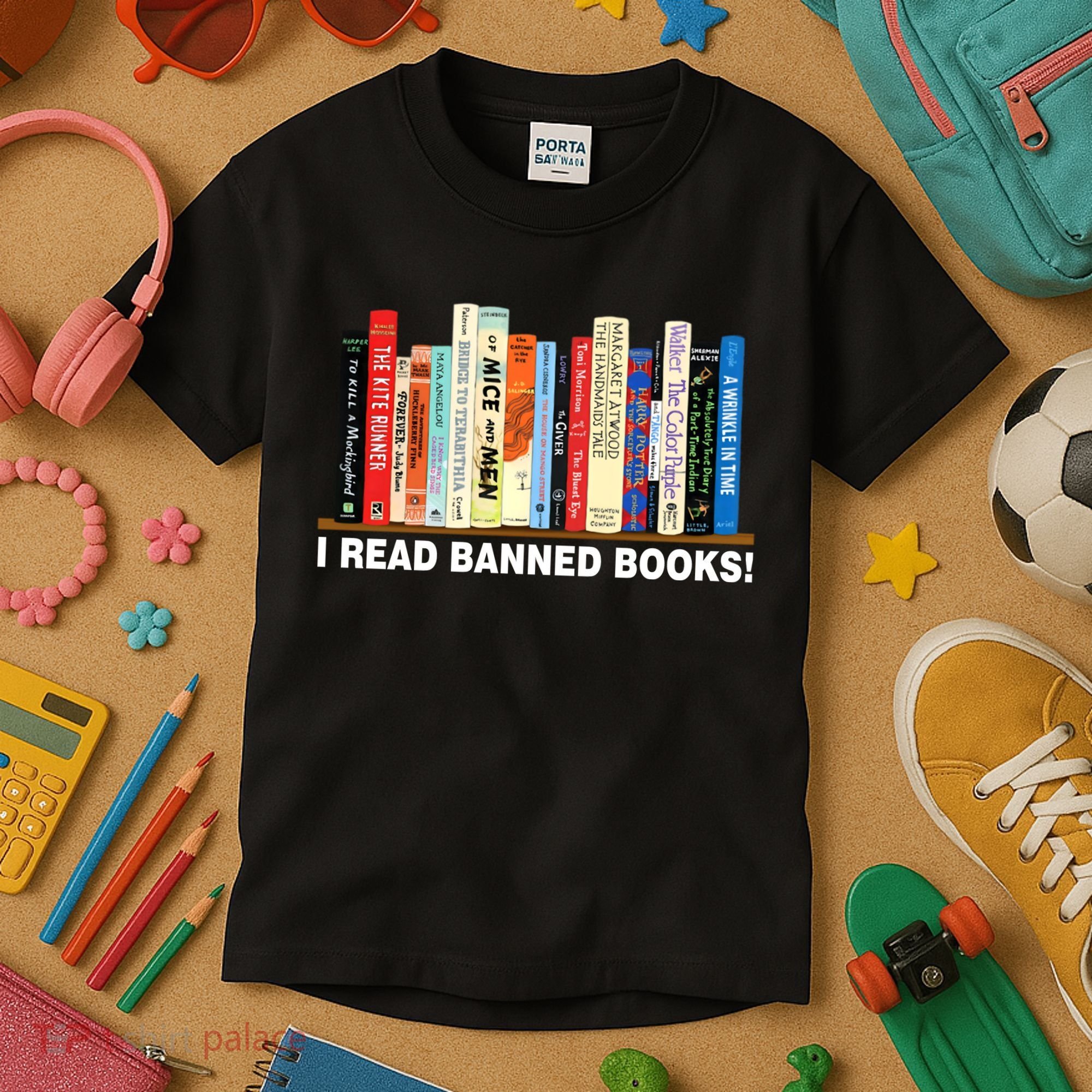 I Read Banned Books Kids T-Shirt