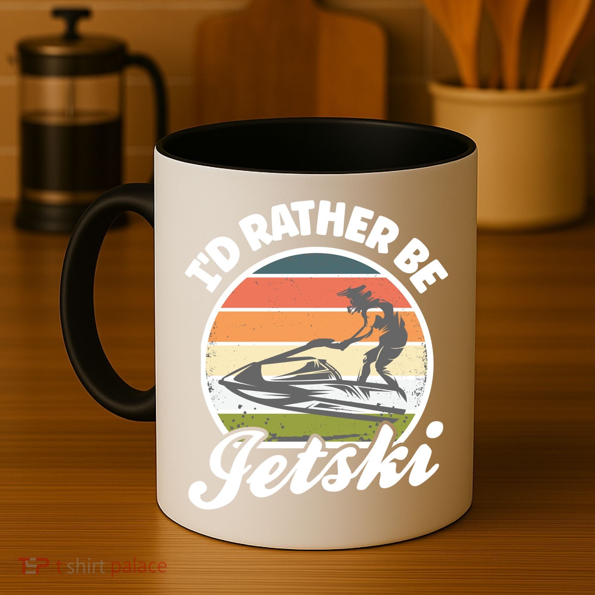 Id Rather Be Jetski Jet Skiing Fan Funny Jetski Cute Gift Coffee Mug