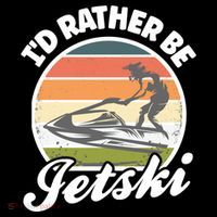 Id Rather Be Jetski Jet Skiing Fan Funny Jetski Cute Gift Coffee Mug thumb 5