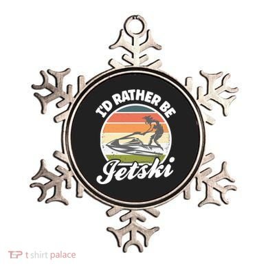 Id Rather Be Jetski Jet Skiing Fan Funny Jetski Cute Gift Ornament