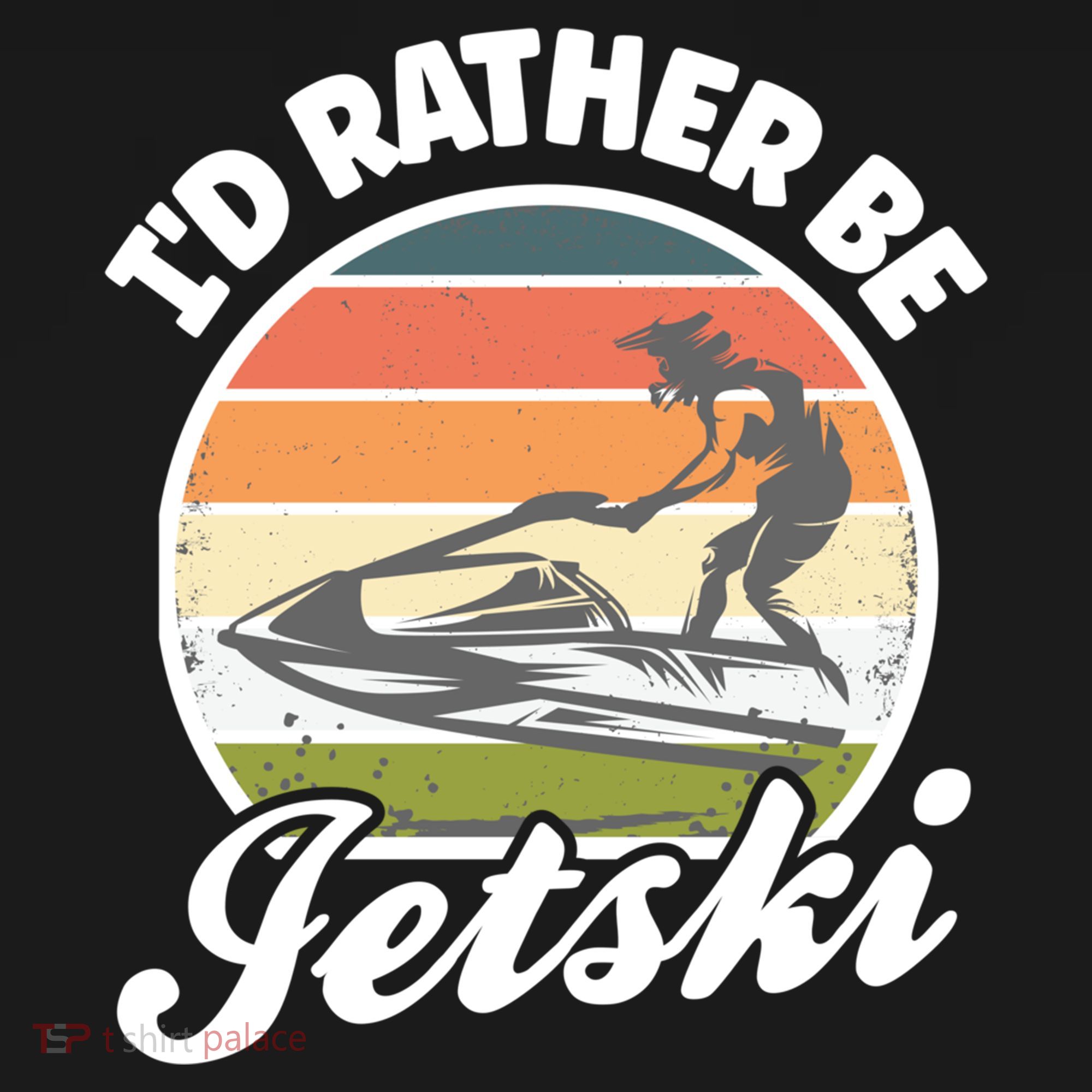 Id Rather Be Jetski Jet Skiing Fan Funny Jetski Cute Gift Ornament