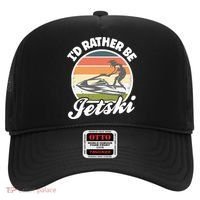 Id Rather Be Jetski Jet Skiing Fan Funny Jetski Cute Gift Hat thumb 0