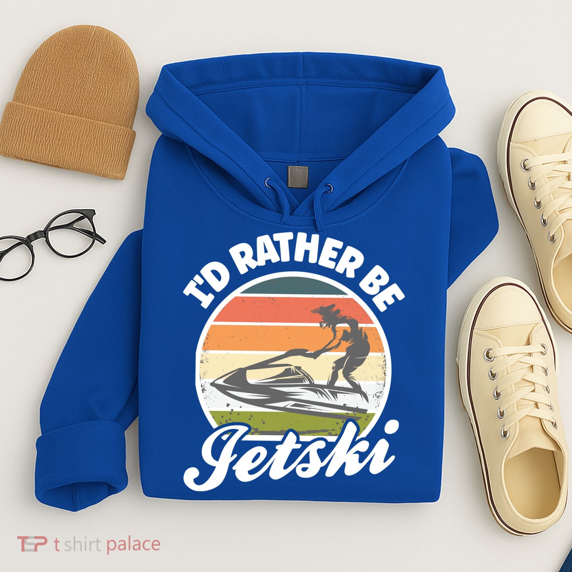 Id Rather Be Jetski Jet Skiing Fan Funny Jetski Cute Gift Hoodie