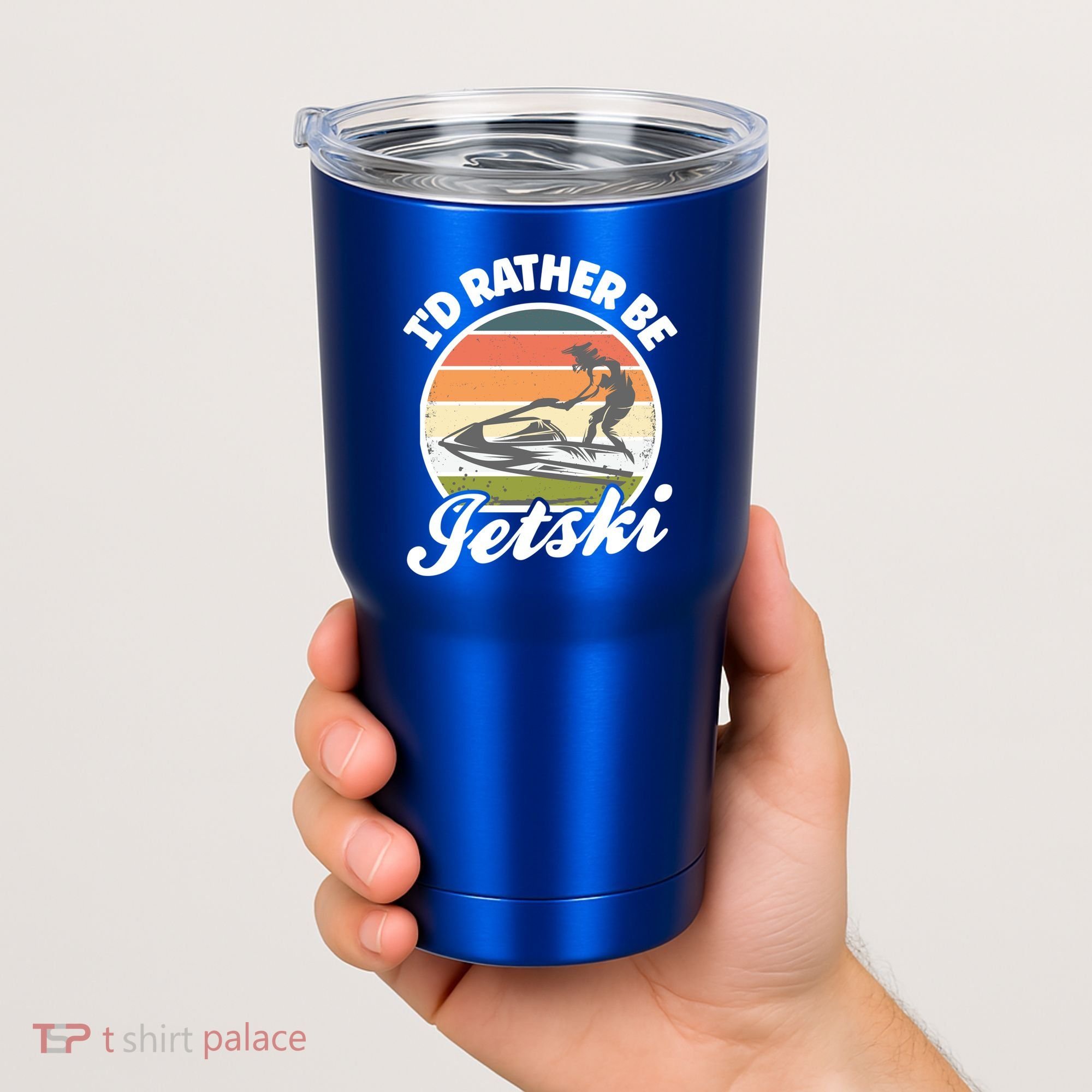 Id Rather Be Jetski Jet Skiing Fan Funny Jetski Cute Gift Tumbler