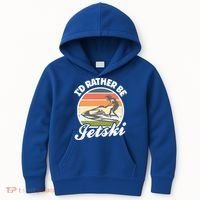 Id Rather Be Jetski Jet Skiing Fan Funny Jetski Cute Gift Kids Hoodie thumb 0