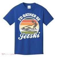 Id Rather Be Jetski Jet Skiing Fan Funny Jetski Cute Gift Kids T-Shirt thumb 0